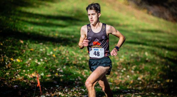 Pierre-Yves Normandin, du club de cross-country Rouge et Or.