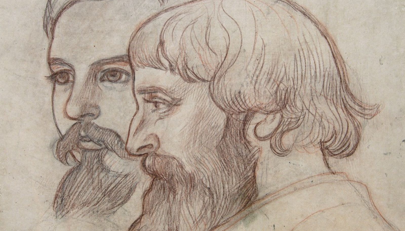 Maurice Denis, Étude pour Hommage à Cézanne, 1899, fusain et sanguine sur papier, collection particulière