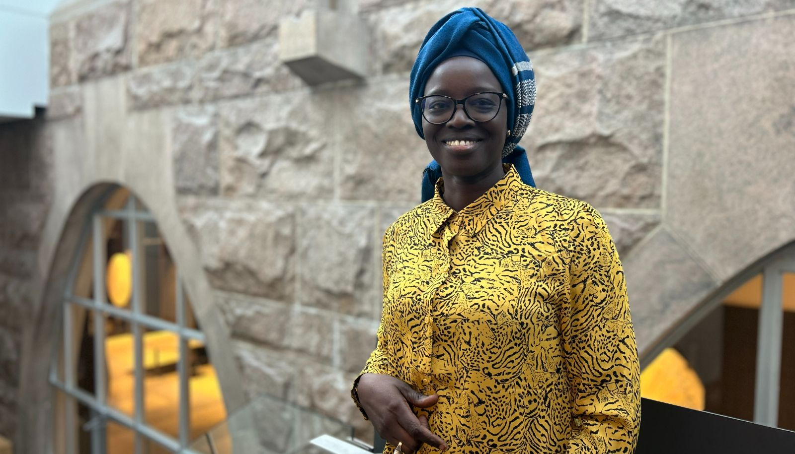 <p>Awa Ndiaye participait à une table ronde intitulée «Patrimoine immatériel et musées. Trois études de cas au Togo, au Québec et au Sénégal», le mardi 6 février, à l'Université Laval.</p>