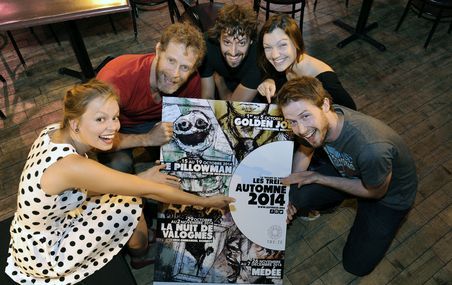 Lors de la conférence de presse de jeudi dernier, des membres de la troupe ont dévoilé les quatre pièces plutôt sombres qu'ils joueront cet automne.