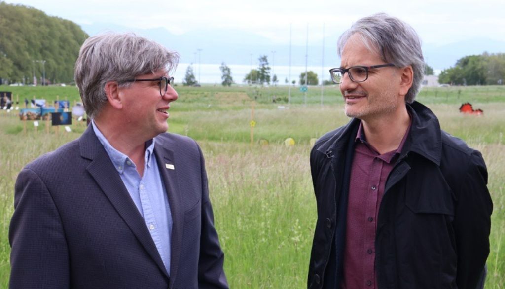 Les professeurs Éric Montigny et Oscar Mazzoleni, codirecteurs du LIA PARDUR