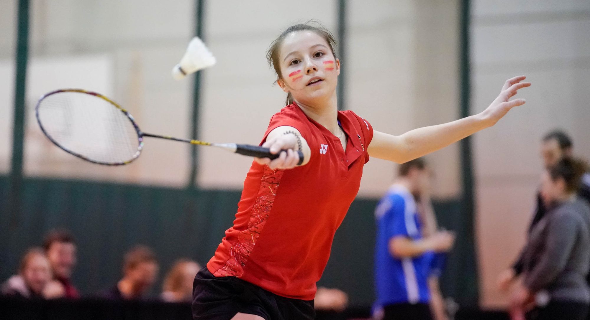Béatrice Guay, du club de Badminton Rouge et Or.
